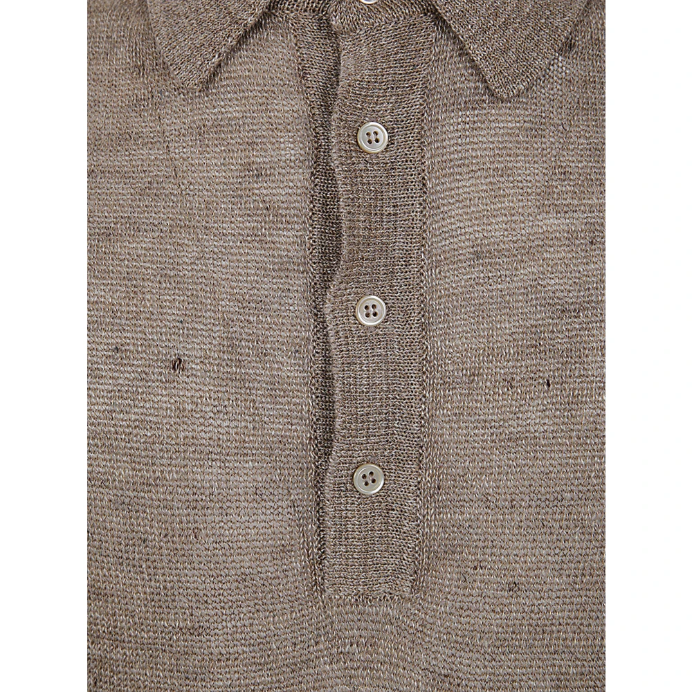 Filippo De Laurentiis Polo Shirts Beige Heren