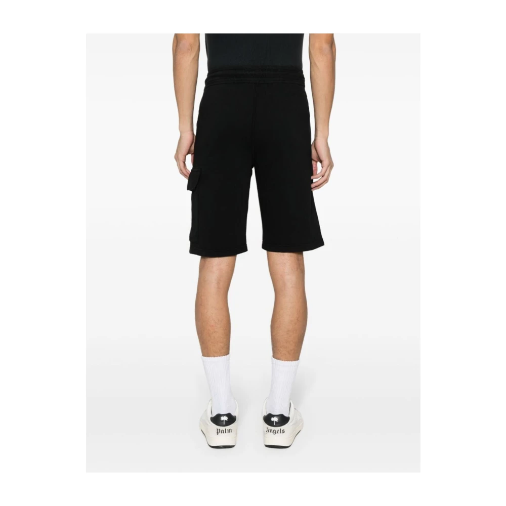 C.P. Company Zwarte Denim Shorts voor Mannen Black Heren