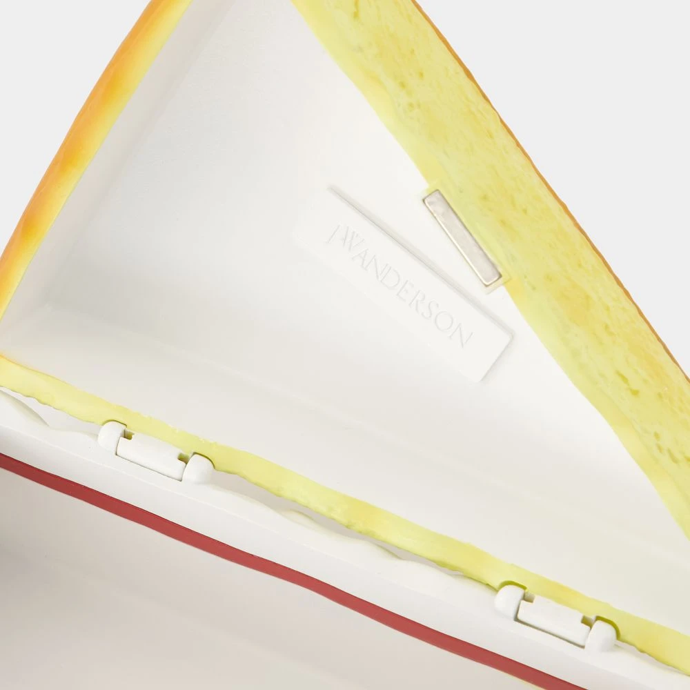 JW Anderson Gewatteerde Lam Schoudertas Beige Yellow Dames