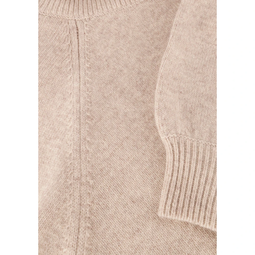 Gestuz Beige Wool Rollneck Sweater Beige Dames