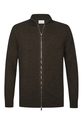 Cardigan med hel dragkedja