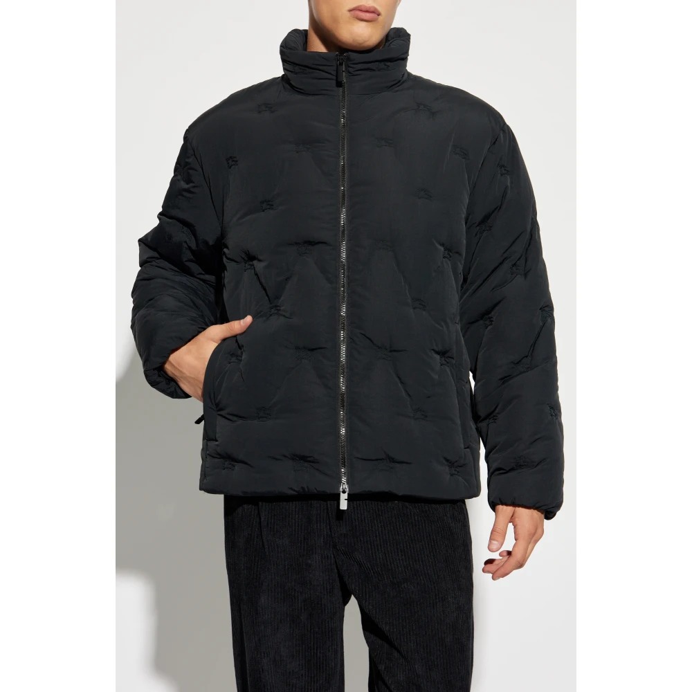 Burberry Jas met logo Black Heren