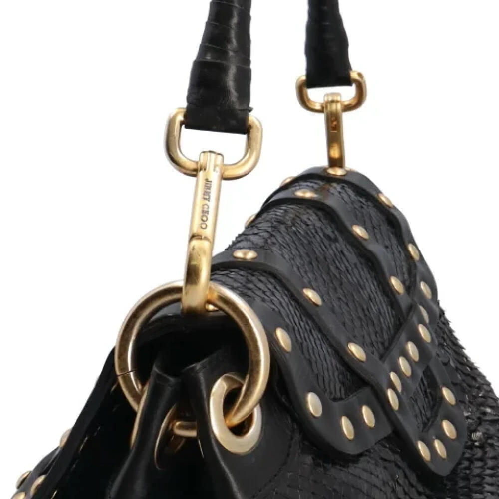 Jimmy Choo Pre-owned Leather handbags Black Dames