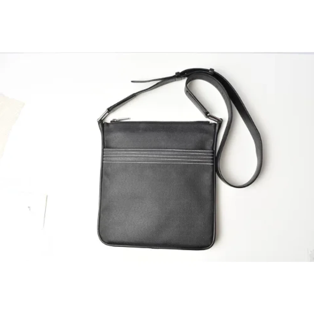 Loewe Pre-owned Canvas shoulder-bags Black Dames
