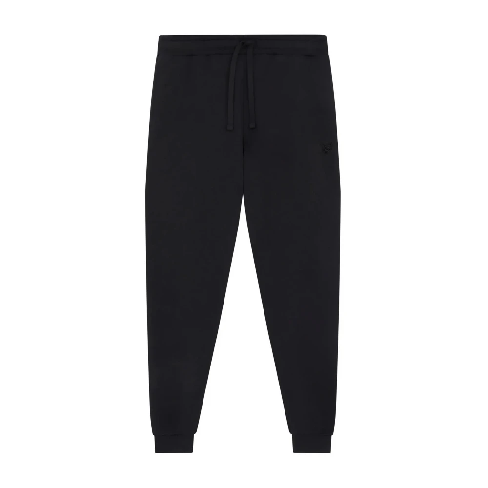 Lyle & Scott Tonal Eagle Skinny Sweatpant Black Heren