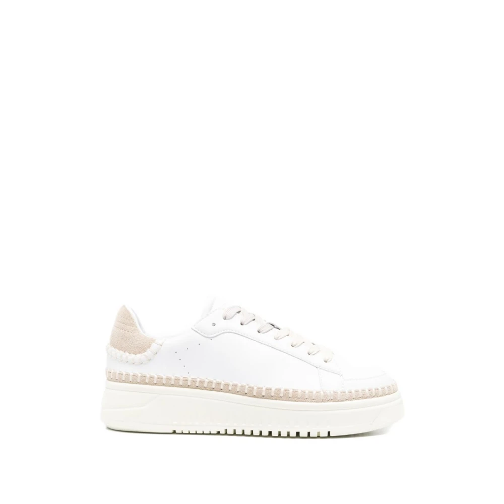 Emporio Armani Damen Weiß Schuhe, 37 Eugröße: