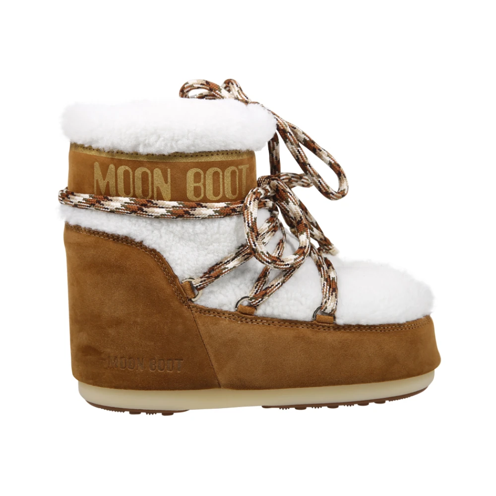 Moon Boot MB Icon LOW Shearling Boot Brown, Dam