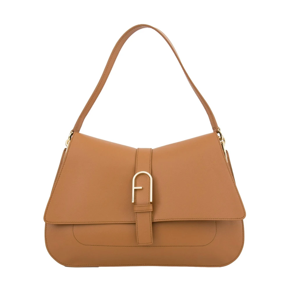 Furla Leren Tassen Collectie Brown Dames