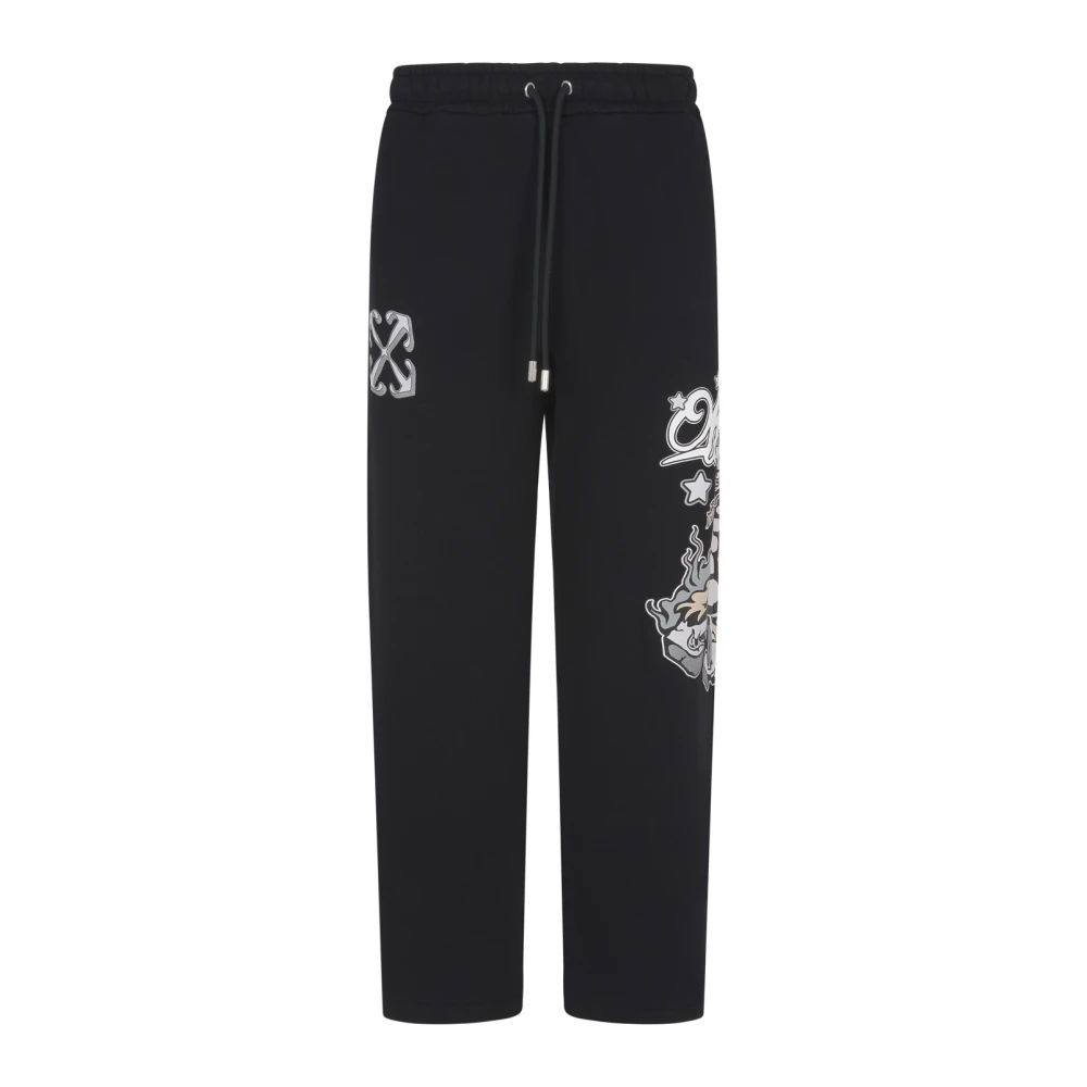 Off White Zwarte Dragon Sweatpants Multicolor Black Heren