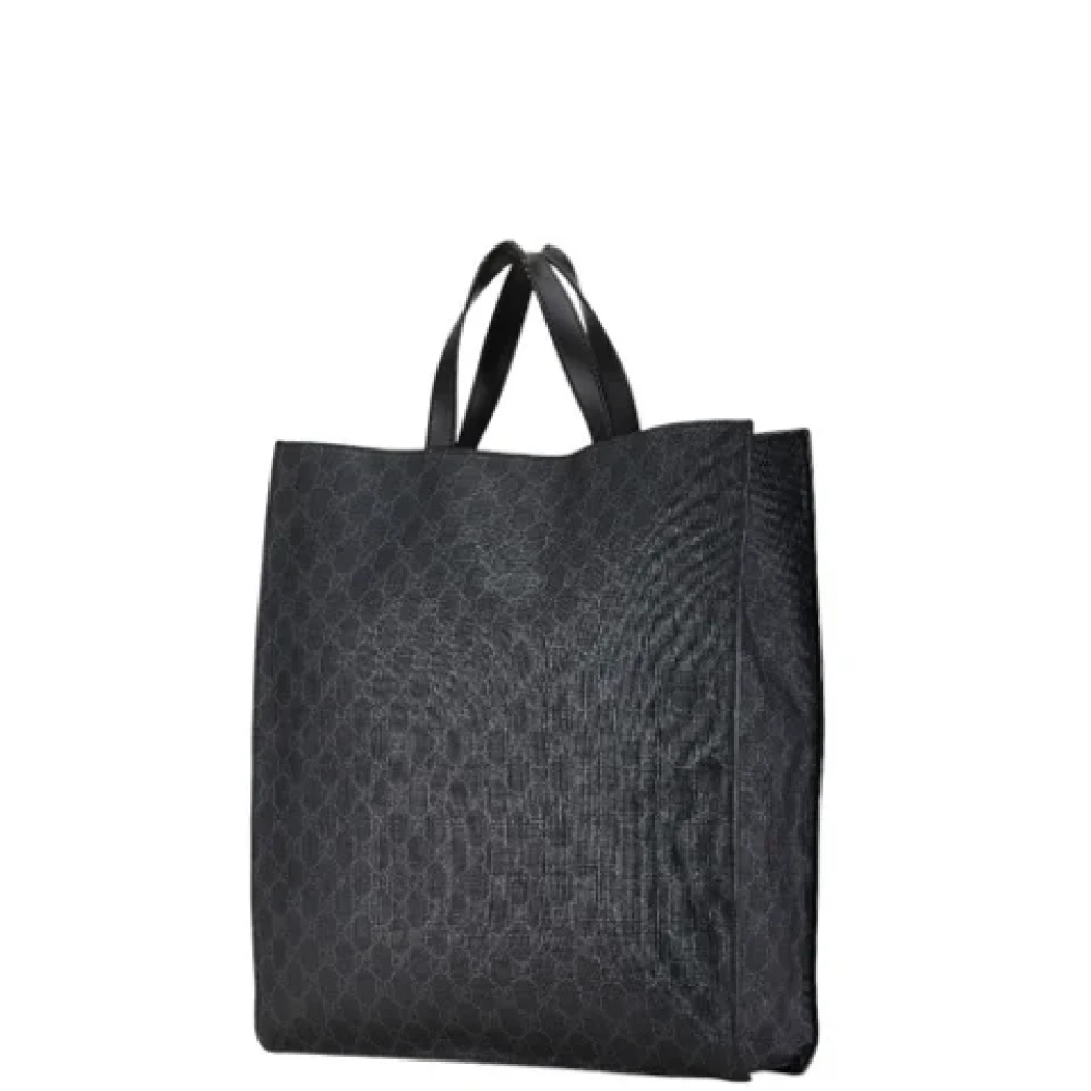 Gucci Vintage Pre-owned Leather totes Black Dames