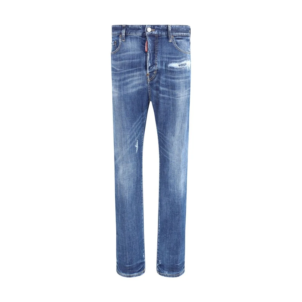 Dsquared2 Men's Blue Modern Skinny Jeans With Stylish Design