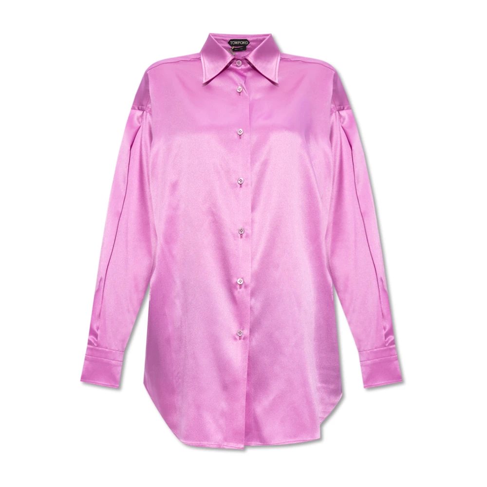Tom Ford Zijden overhemd Pink Dames