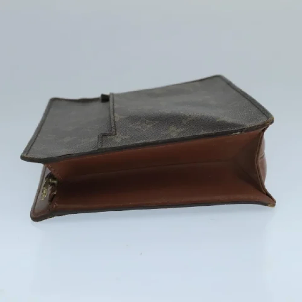 Louis Vuitton Vintage Pre-owned Canvas clutches Brown Dames