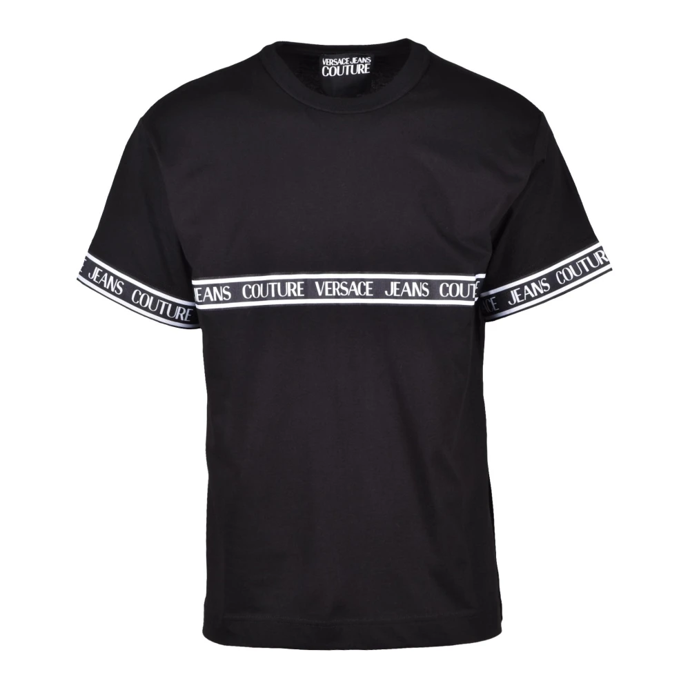 Versace Jeans Couture Katoenen T-shirt met Stijlvol Ontwerp White Heren