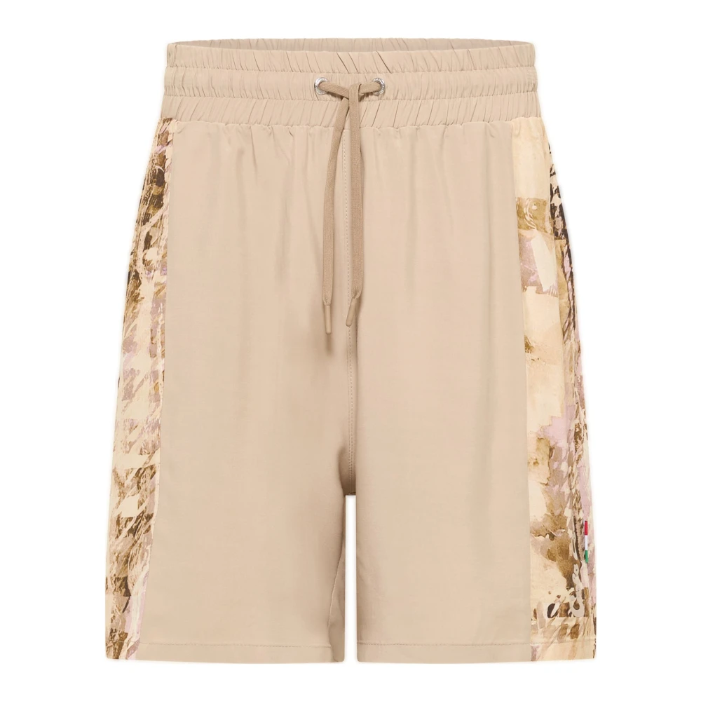 Carlo Colucci Men's Beige Casual Shorts, Xl, Casual Shorts