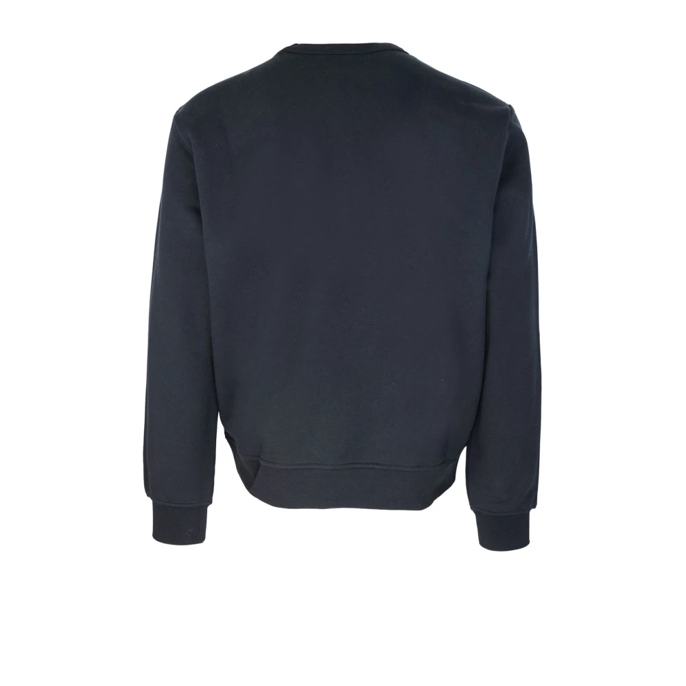 A.p.c. Zwarte Velvet Sweater Black Heren