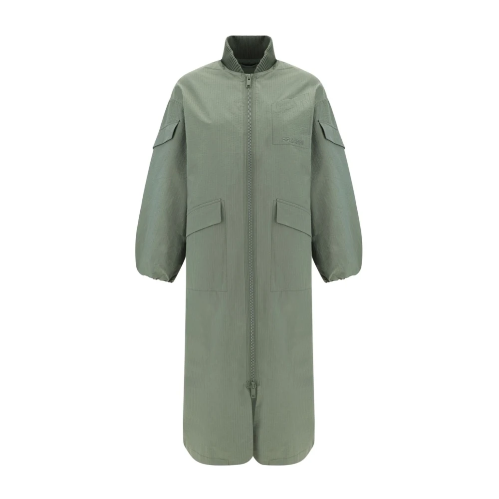 Ganni Groene Winterjassen Green Dames