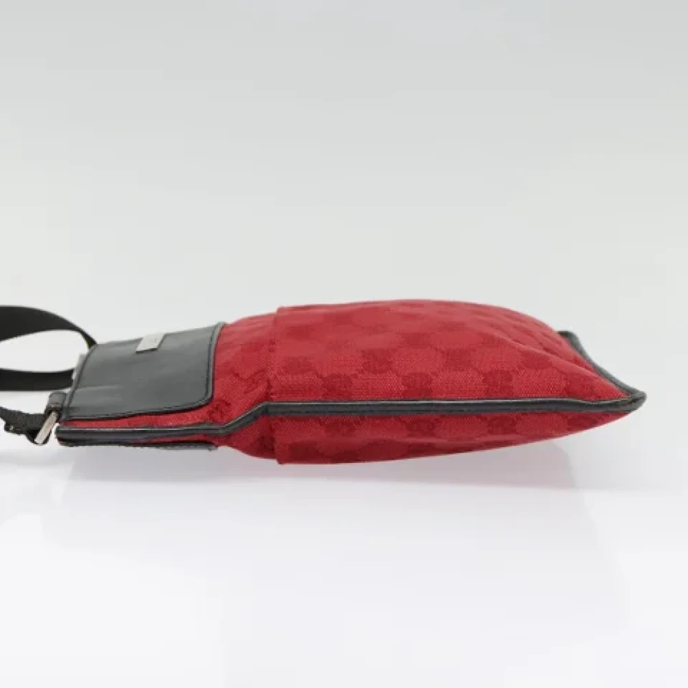 Gucci Vintage Pre-owned Canvas gucci-bags Red Dames
