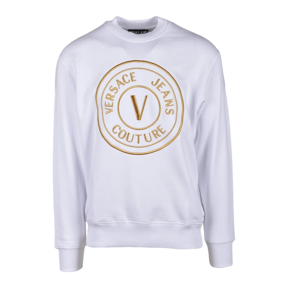 Versace Jeans Couture Katoenen Sweatshirt White Heren
