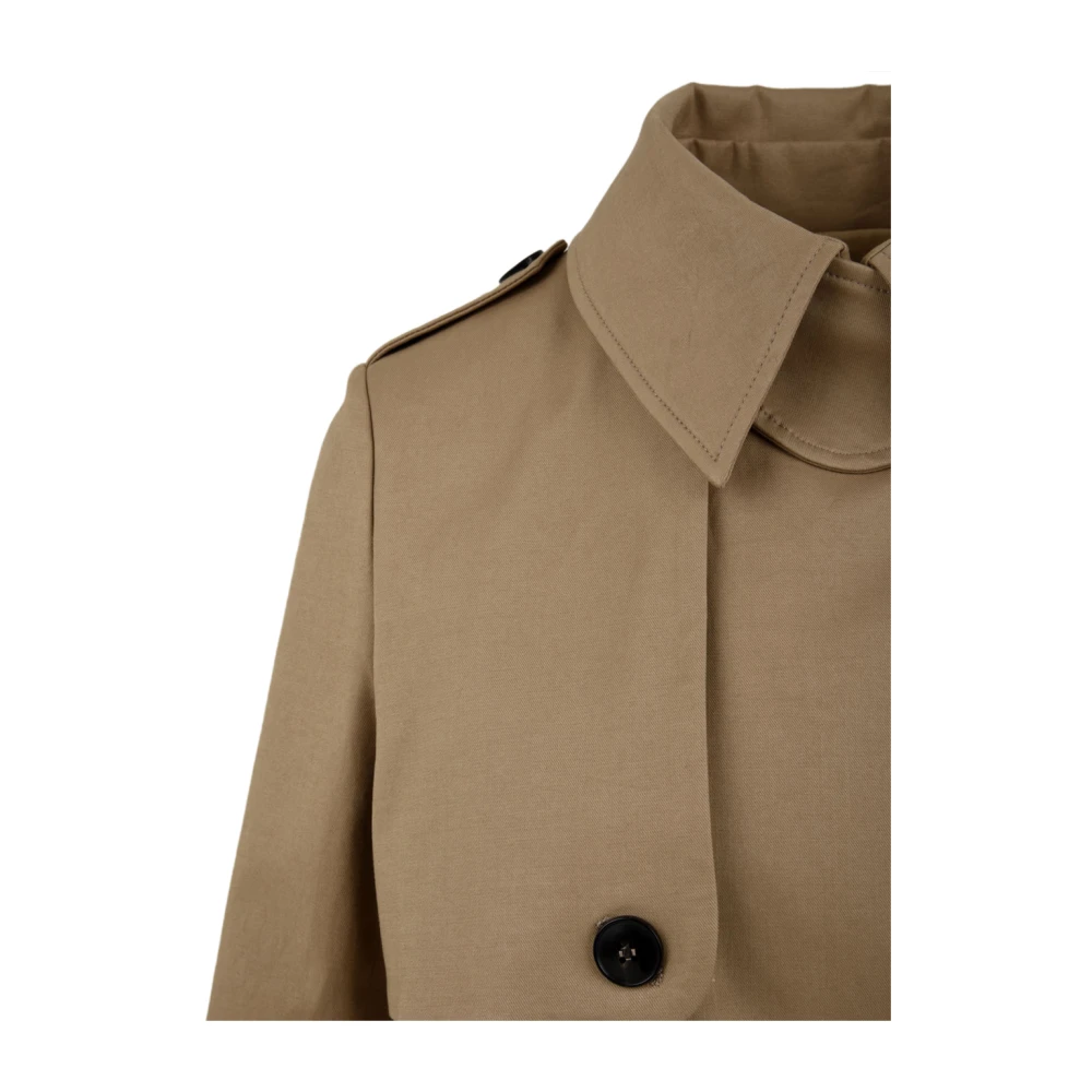 Douuod Woman Bruine Trenchcoat voor Dames Brown Dames