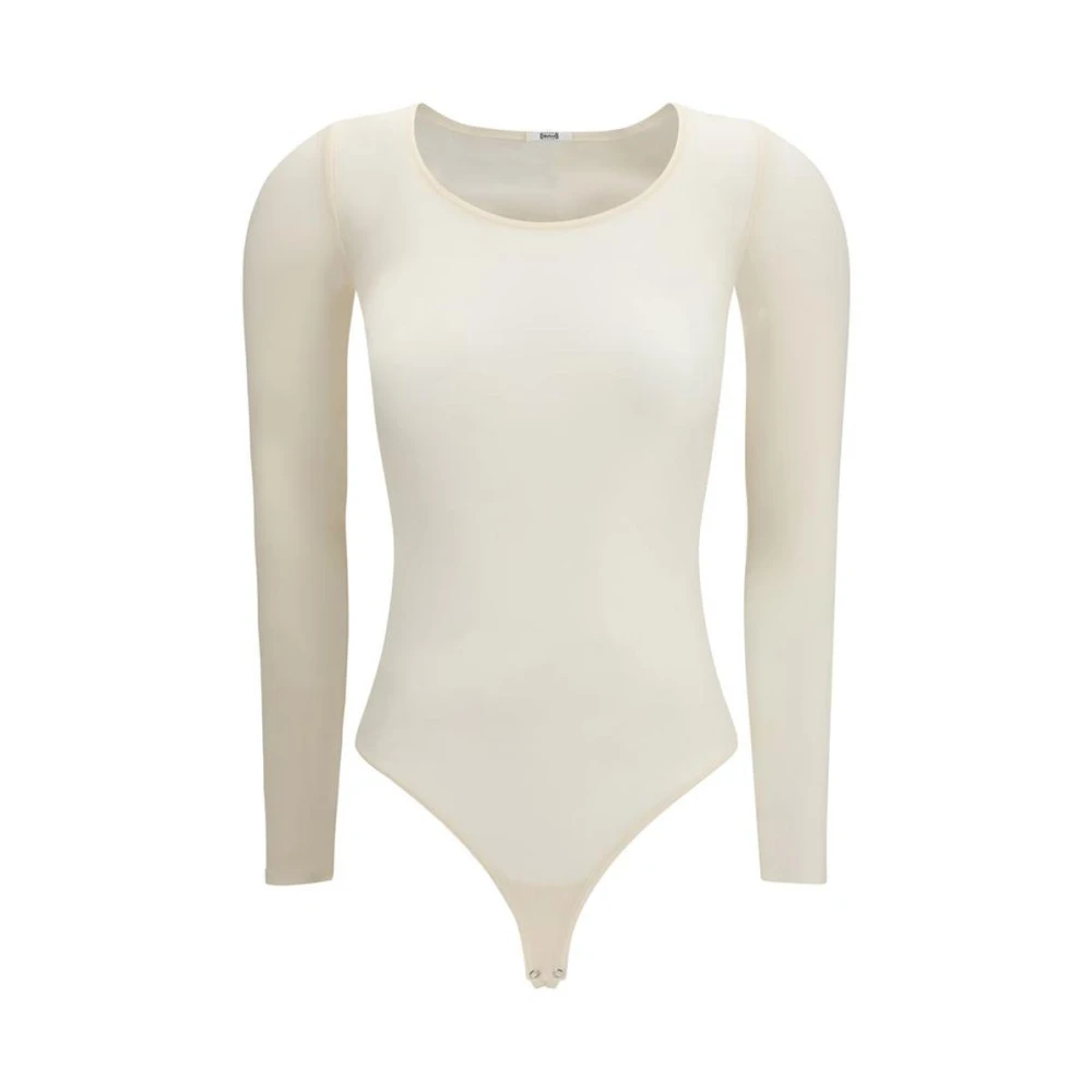 Wolford Women's Beige Full-Body, M, Polyamide Fitted Sleeveless Top