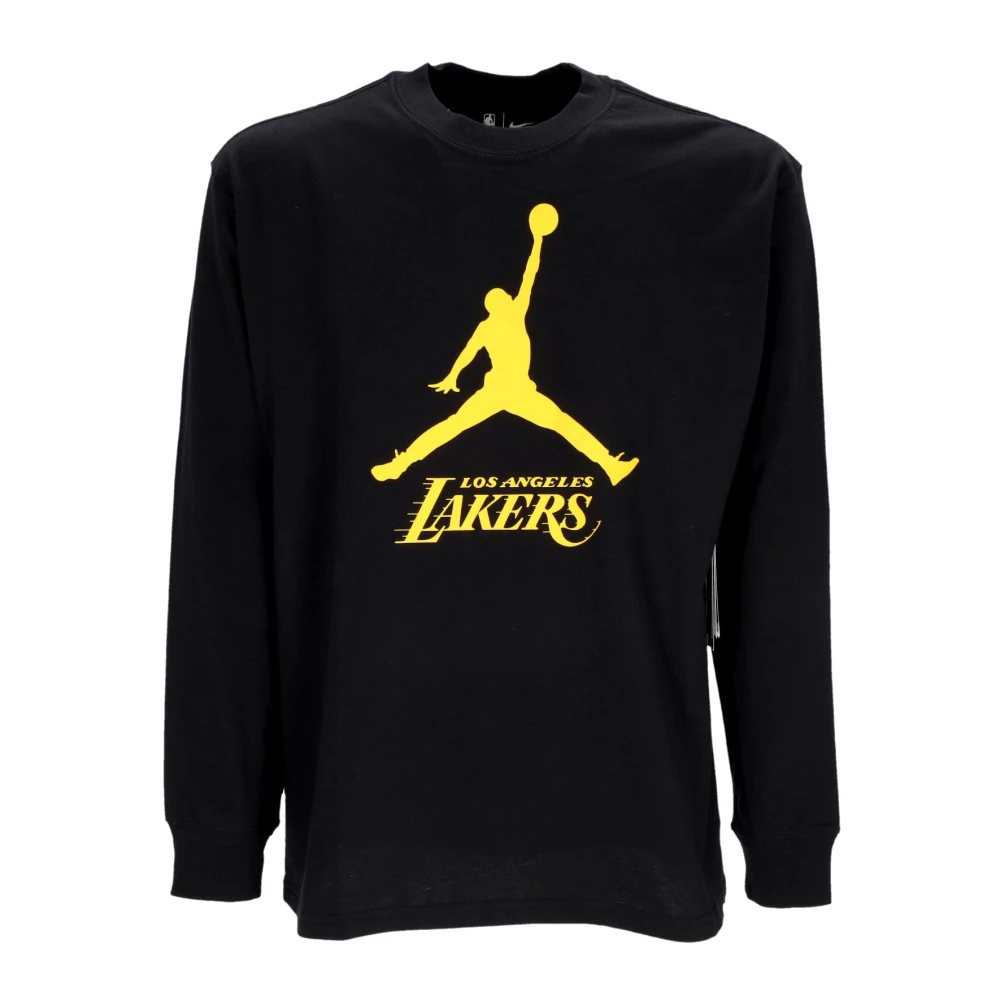 Jordan NBA Essentials Lakers Långärmad Tee Black, Herr