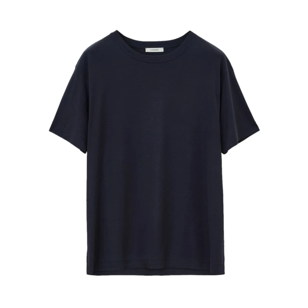 Lemaire Zwart Katoenen Crew Neck T-shirt Black Heren