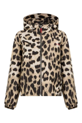 Leopard Jacquard Vindjacka