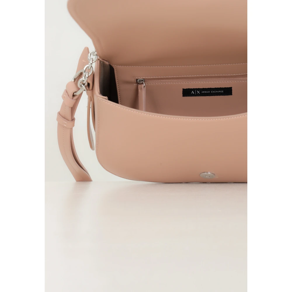 Armani Exchange Roze schoudertas met metalen details Pink Dames