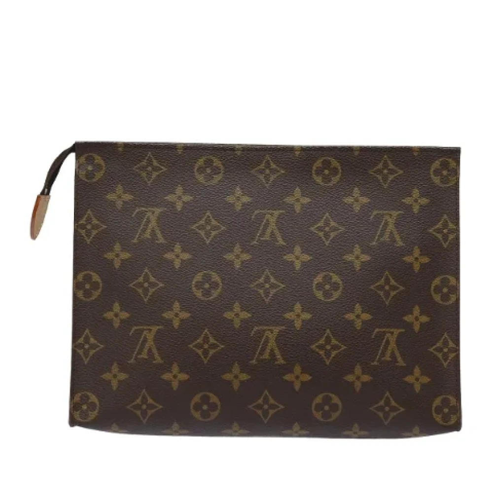 Louis Vuitton Vintage Pre-owned Canvas pouches Brown Dames