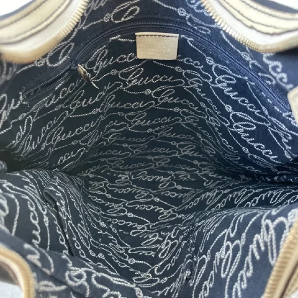 Gucci Vintage Pre-owned Nylon gucci-bags Blue Dames
