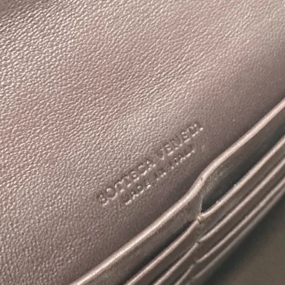 Bottega Veneta Vintage Pre-owned Leather wallets Brown Dames