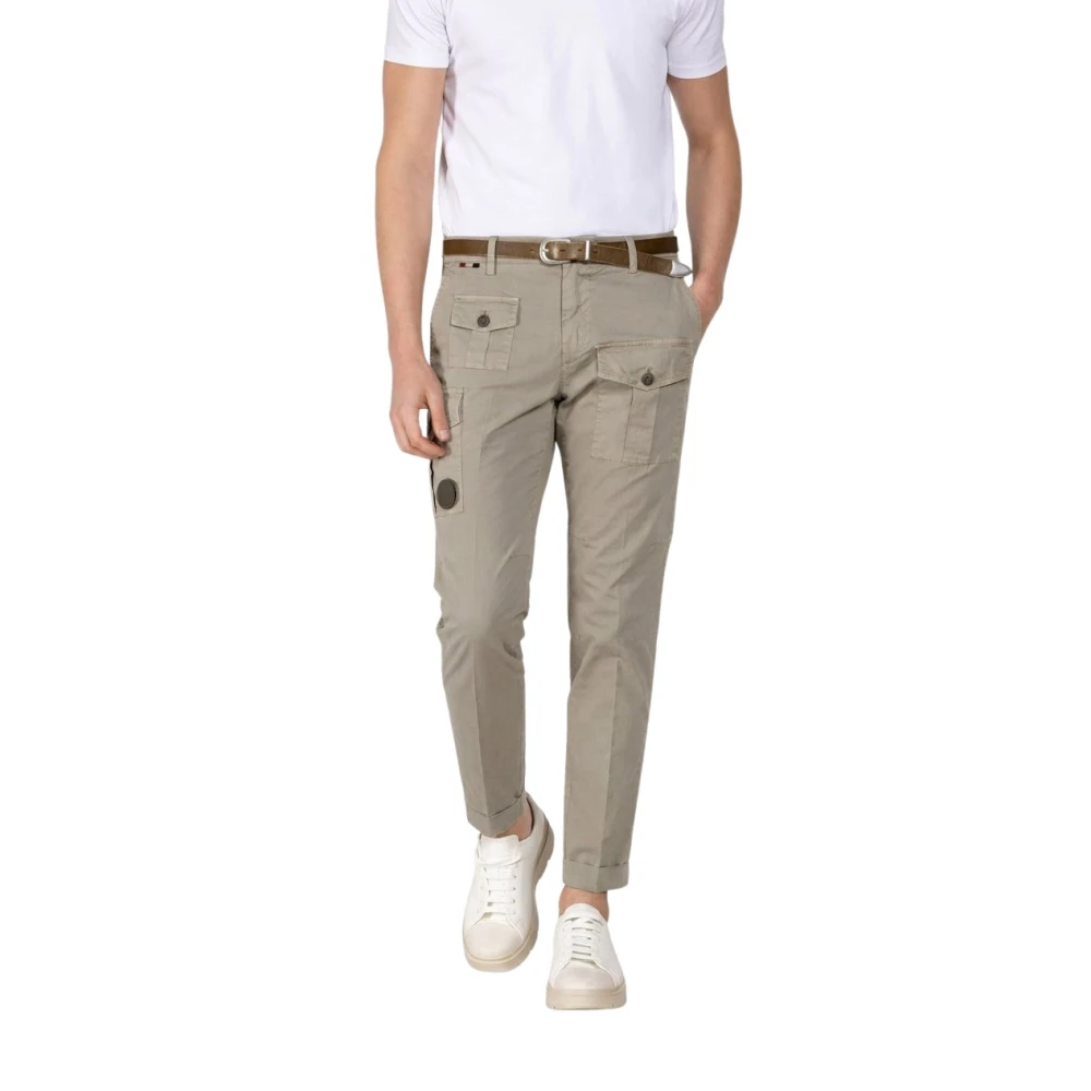 Mason's Hombre Verde Pantalones, Talla: M
