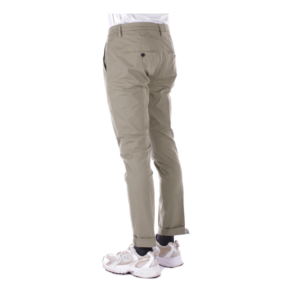 Dondup Groene Slim Fit Broek Green Heren