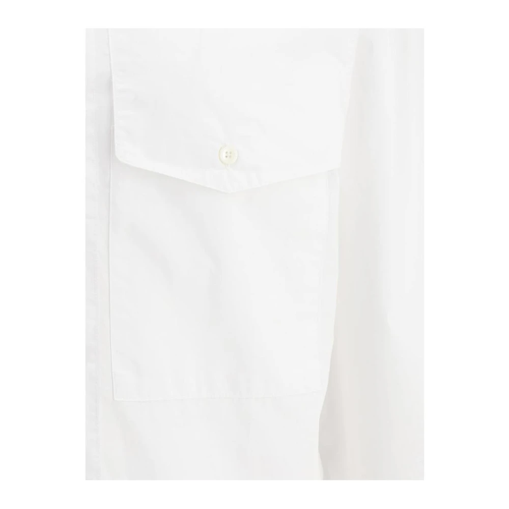 Sunflower Monochrome Zak Katoenen Overhemd White Heren