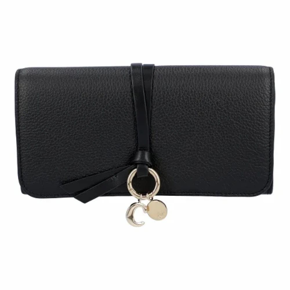 Chloé Leather wallets Black Dames
