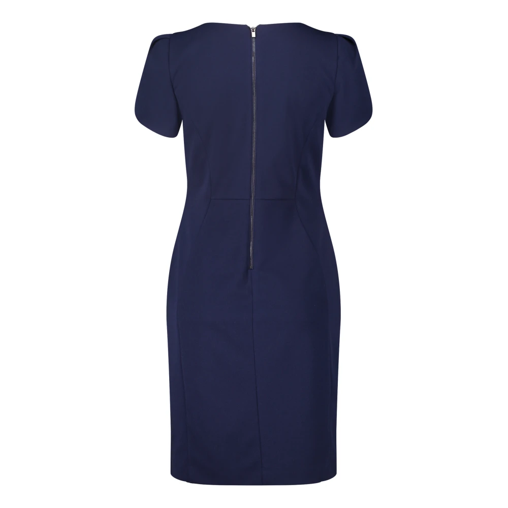 Vera Mont Cocktailjurk met korte mouwen Blue Dames