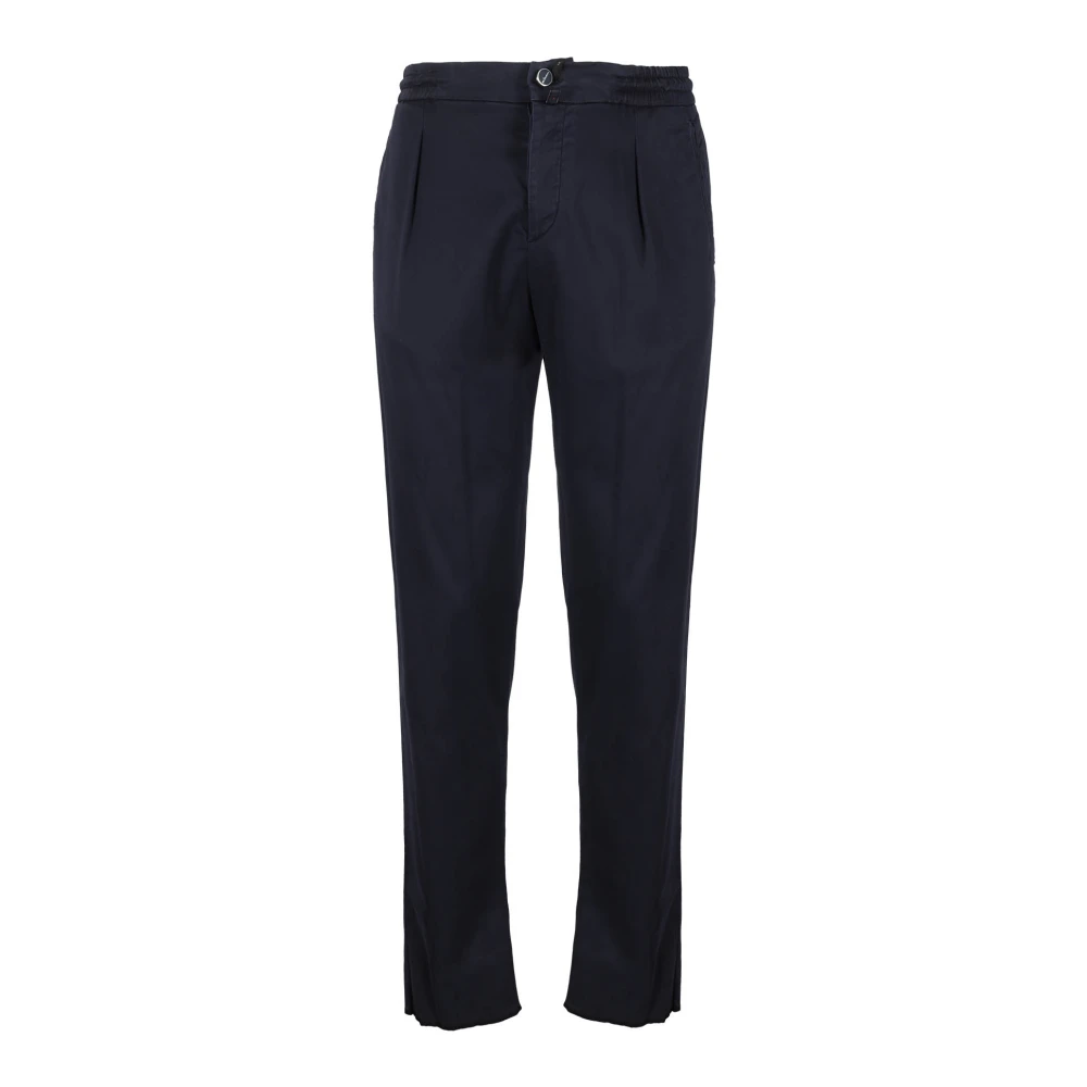 Kiton - Trousers > Chinos - Blue - Kiton - Modalova