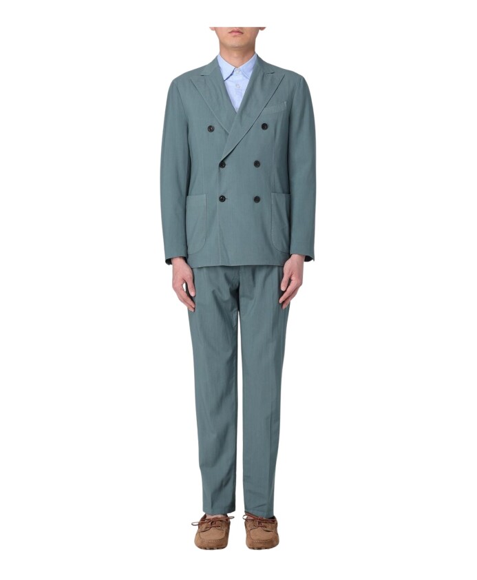 costume-vert-a-double-boutonnage