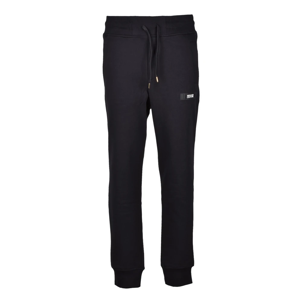 Versace Jeans Couture Katoenen Modieuze Broek Black Heren