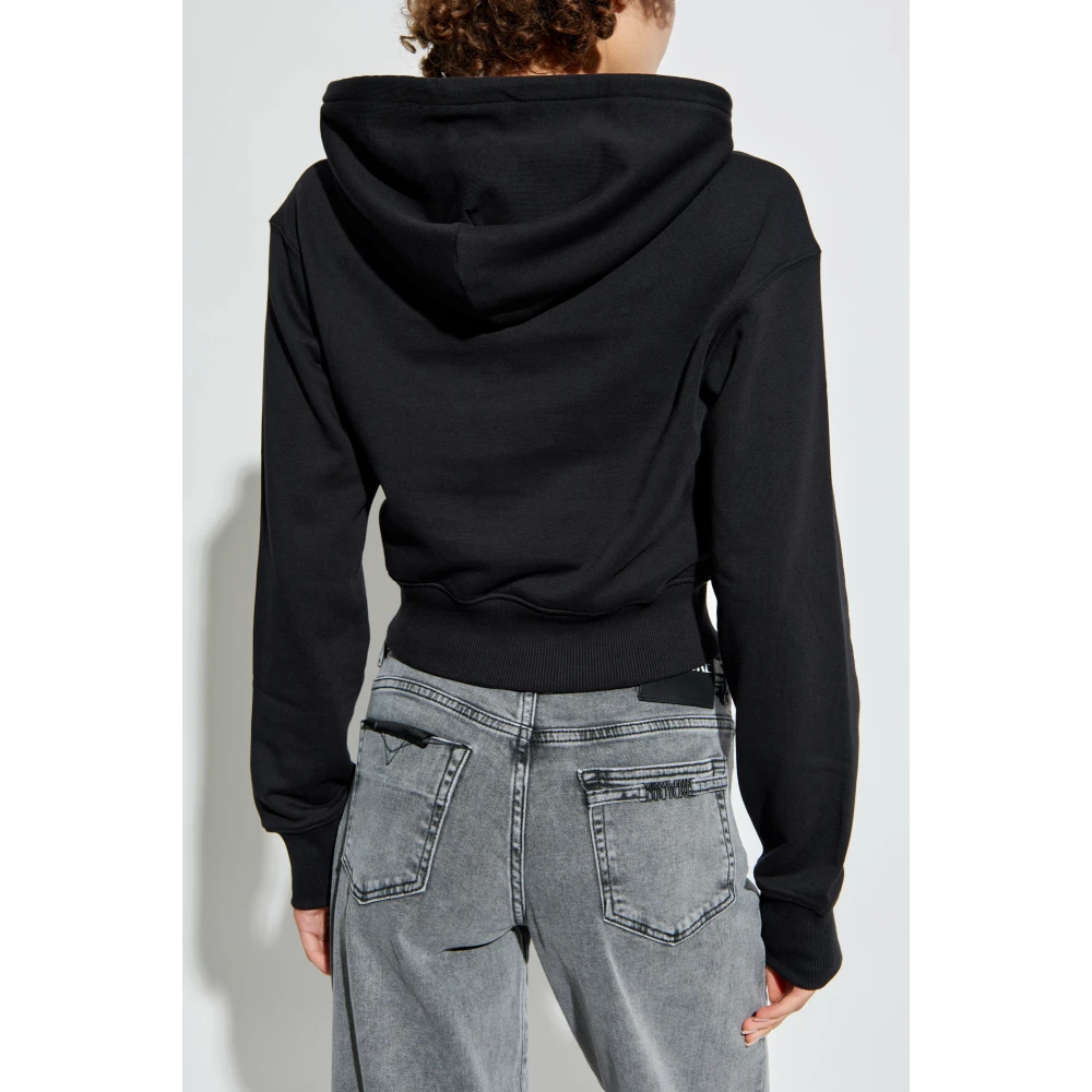 Versace Jeans Couture Gedrukte sweatshirt Black Dames