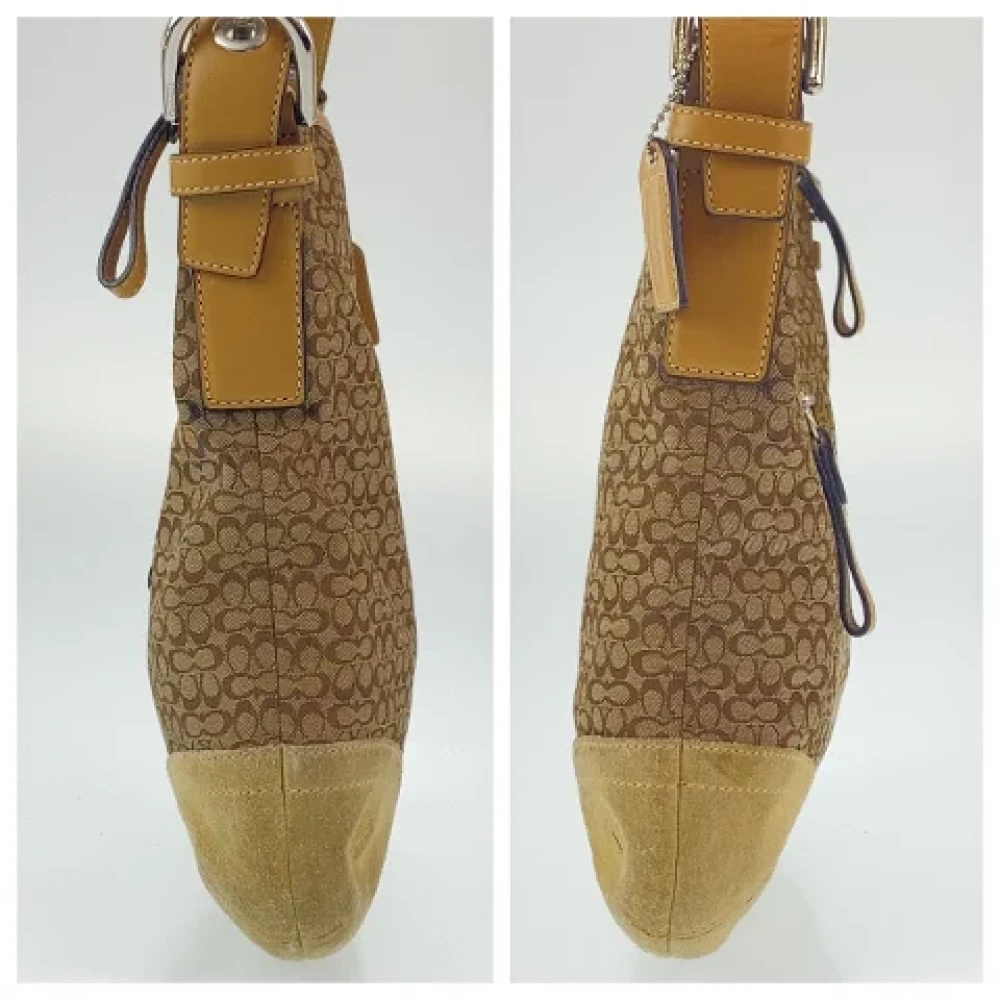 Coach Pre-owned Leather shoulder-bags Brown Dames