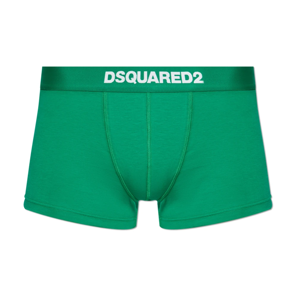 Dsquared2 Boxershorts met logo Green Heren
