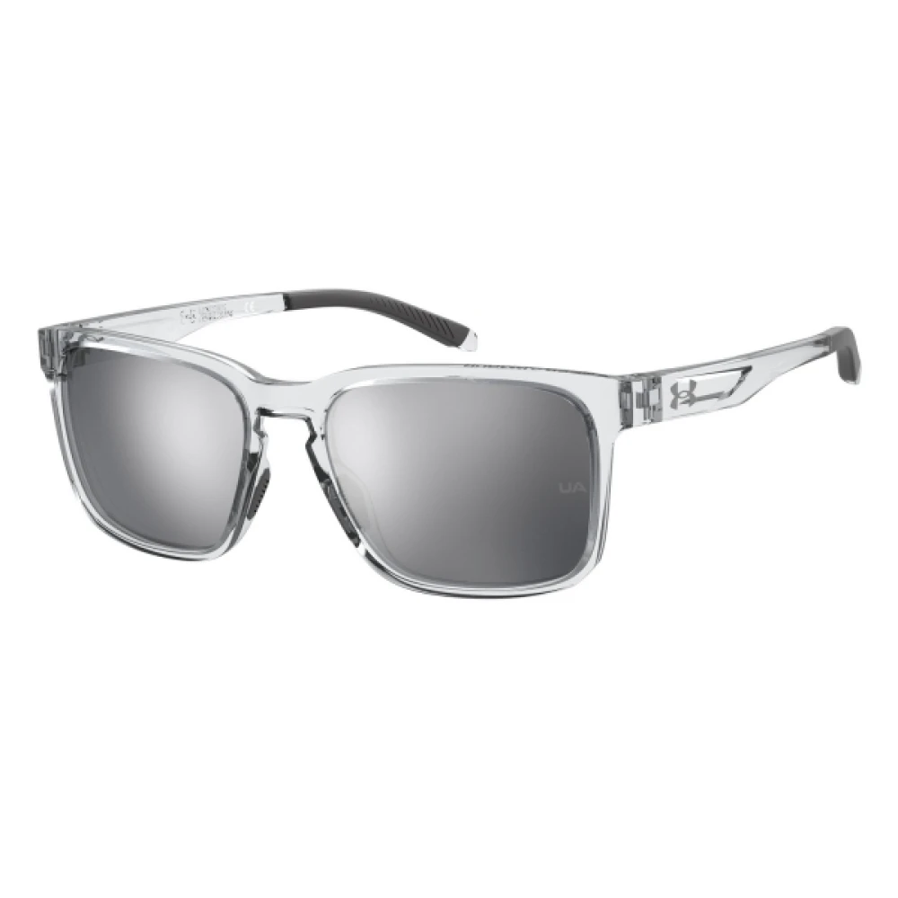 Under Armour Men's Gray Sunglasses, 57 Mm, Resin Colorless Sunglasses