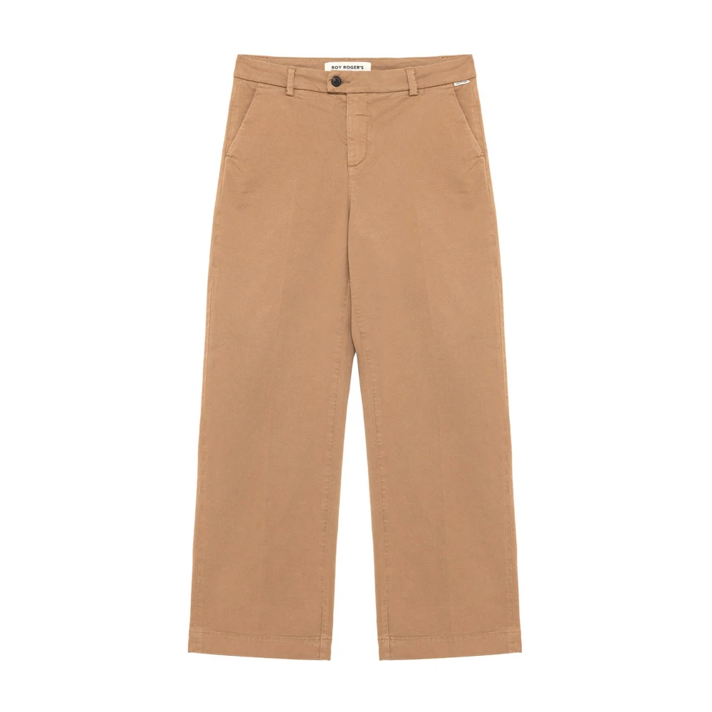 Roy Roger's Bruine Flare Fit Jeans Brown Dames