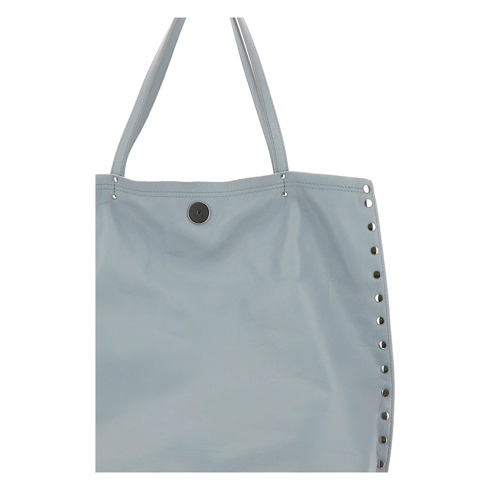 Zanellato Blauwe Leren Mediatas met Studs Blue Dames