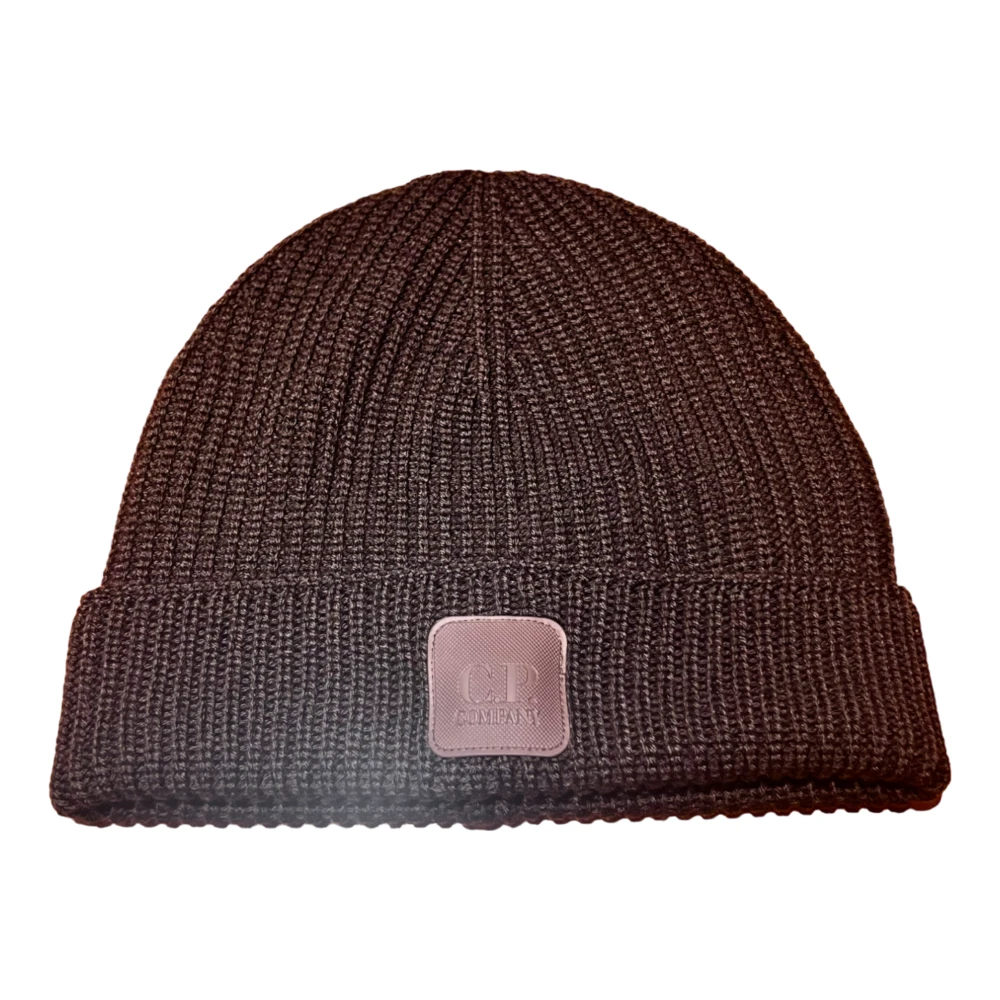 C.P. Company Merino Beanie Metropolis Wollen Muts Bruin Brown Heren