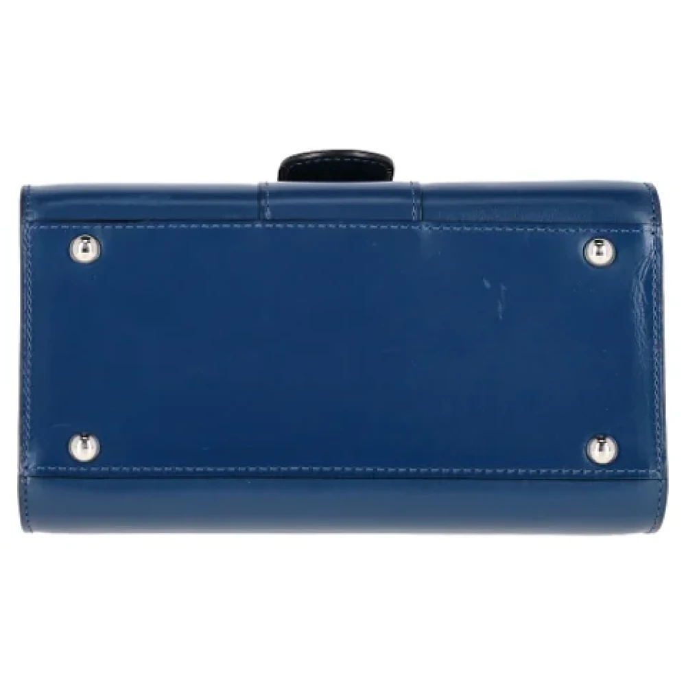 Delvaux Pre-owned Leather totes Blue Dames