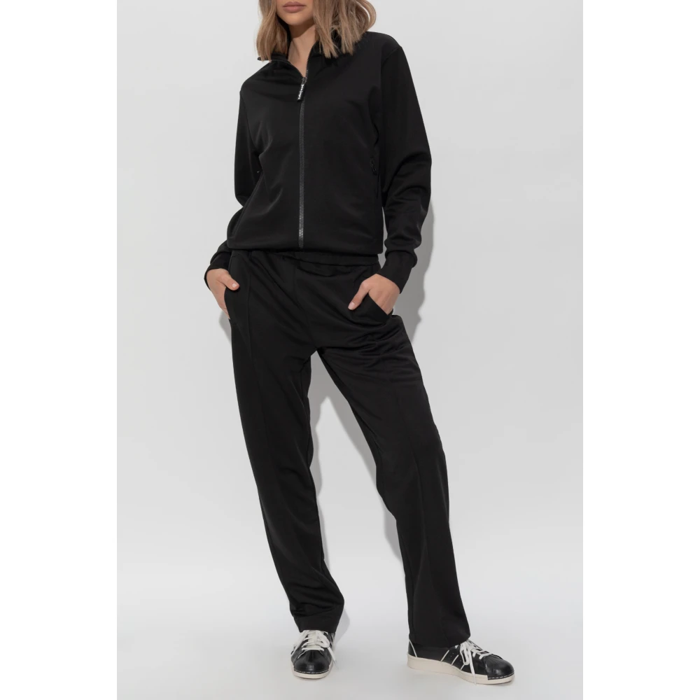 Palm Angels Sweatshirt met opstaande kraag Black Dames