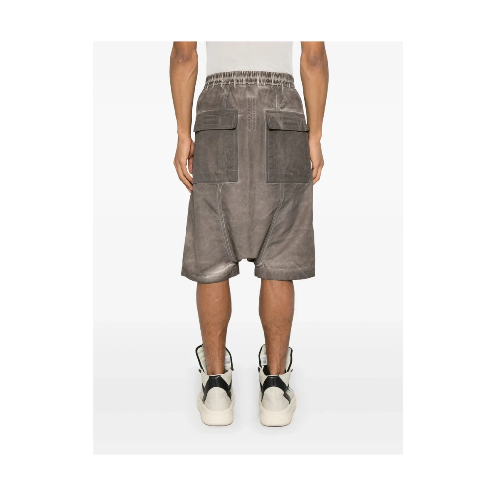 Rick Owens Donkere Schaduw Elastische Trekkoordbroek Gray Heren